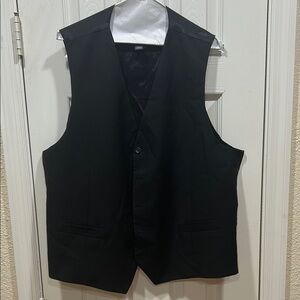 Pronto Uomo Sleek Black Formal Vest
